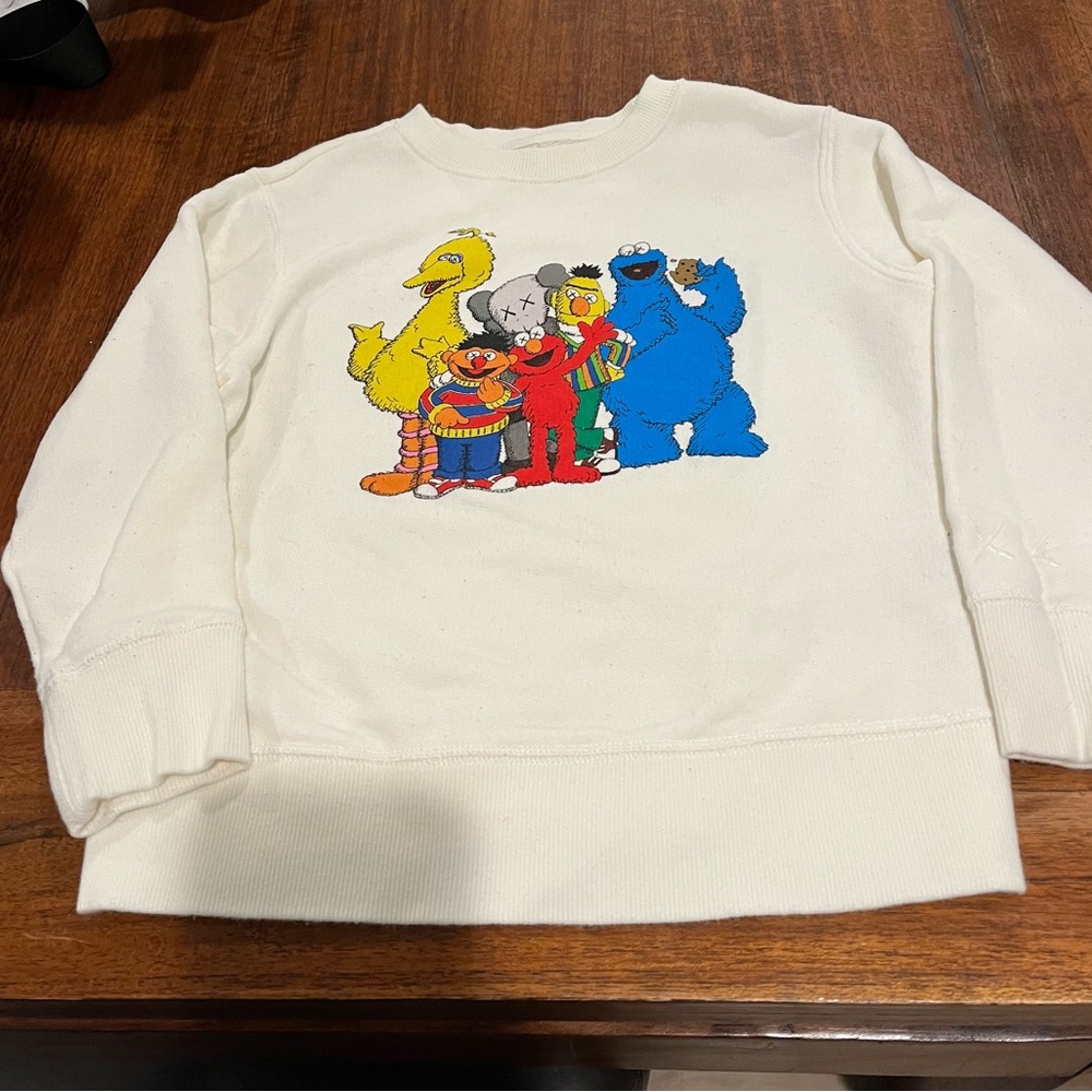 Kaws Sesame Street sweatshirt kids size 5-6